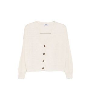 Base Women Linen And Cotton Blend Cardigan